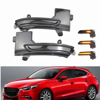 

LED Turn Signal Light Side Wing Rearview Mirror Indicator Sequential Dynamic Blinker For Mazda 3 Axela 17-18 6 Atenza 2018
