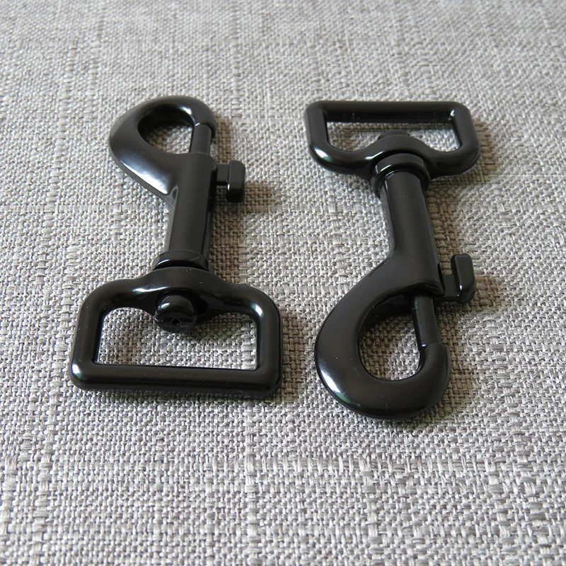 100 шт./лот оптовая продажа 25 мм металлическая пряжка Поворотная застежка-карабин