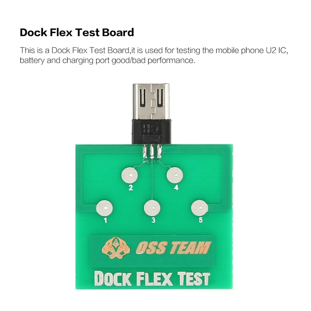 Micro USB док-станция гибкий тест-плата для телефона Android U2 Зарядное устройство Док-станция гибкий легкий тест ing инструмент док-станция тест-доска