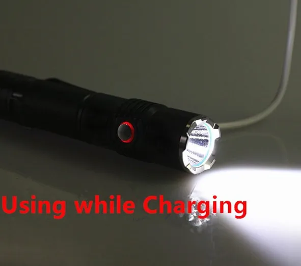 Mezzol X5Ronly один переключатель в шею 1000 Люмен usb фонарик+ 2Acharge