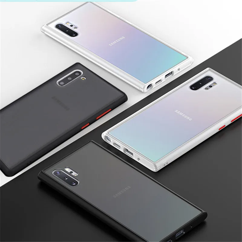 Мягкий матовый чехол для samsung Galaxy note 10 s10 plus pro A30 A50 A30S A50S A10 A20 A70 M10 силиконовый |