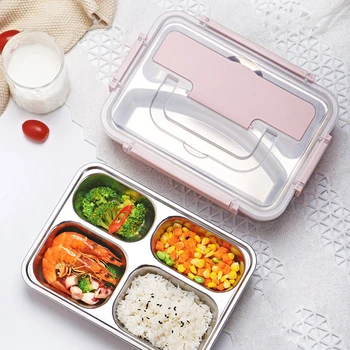 

Outdoor Insulated Lunch Box Microwave Heating Bento Boxes Picnic Fruit Vegetable Storage Boxes Preservation Container Organizer