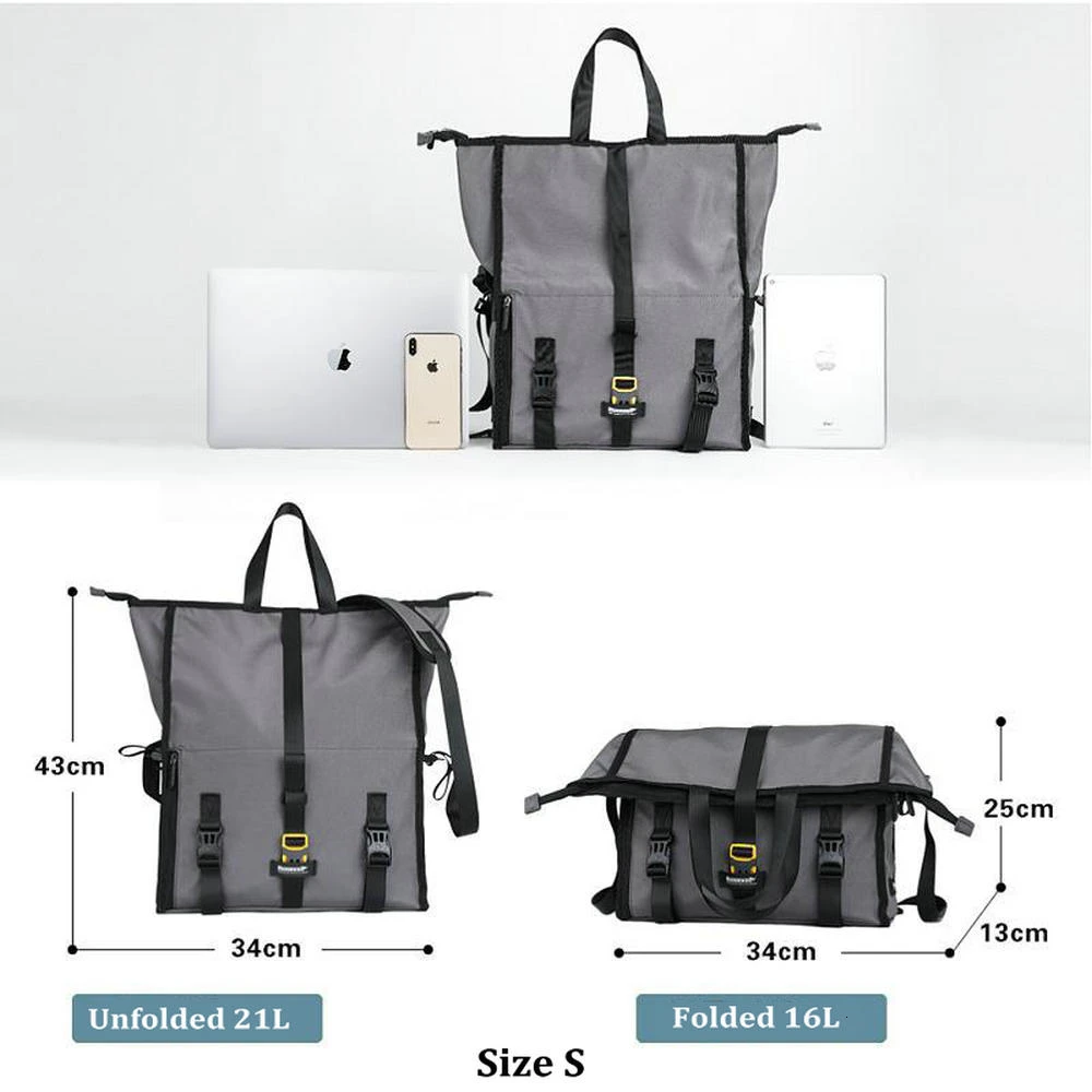 Rhinowalk велосипедная сумка на заднюю стойку, сумка для велосипедного седла, сумка для хранения, дорожная сумка для мужчин и женщин, сумка для фитнеса и бизнеса, Повседневная сумка