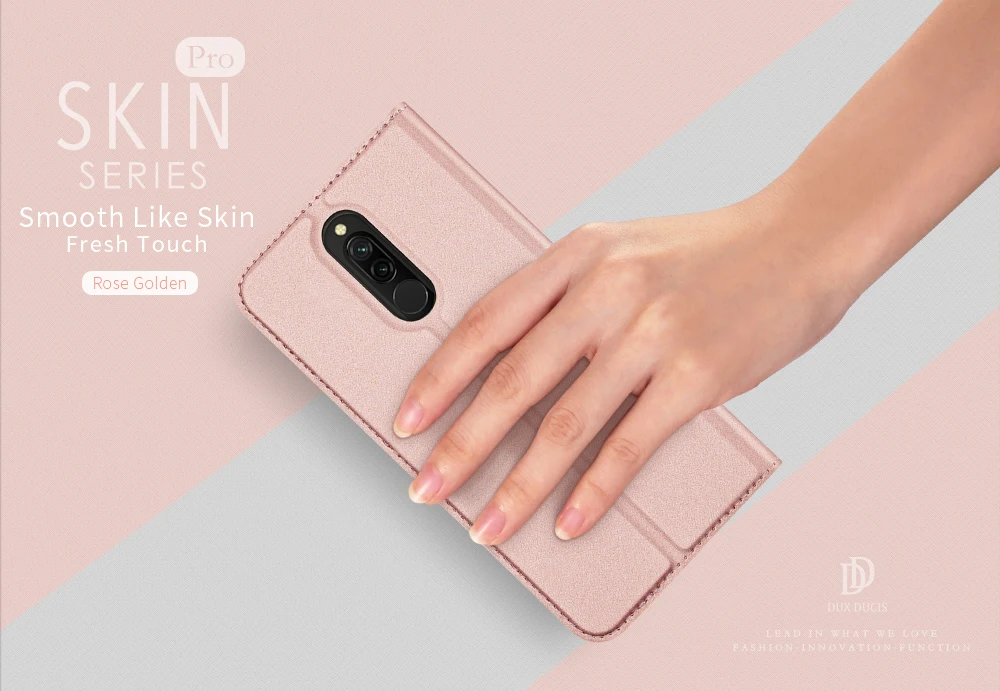 Xiaomi Redmi 8 чехол DUX DUCIS Touch из искусственной кожи чехол для Xiaomi Redmi 8 ультра тонкий противоударный флип-чехол для Xiaomi Redmi8