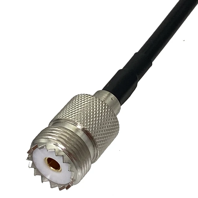 Cabo Coaxial Pré Montado 5m RG-58 TELECOM RC-ECH PL-259/SO239 VHF/UHF - Foto 6