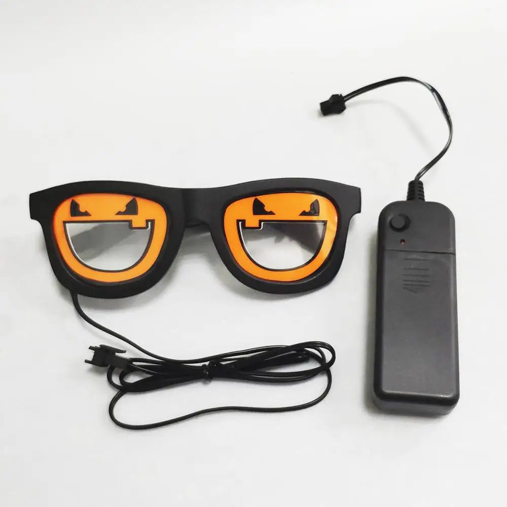 6A13 GB02 LED Glowing Glasses Masks DIY Glass Halloween Santa Claus Xmas Christmas Birthday Gifts Festival Party Supplies Home Decors - Цвет: 6A13