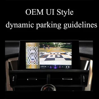 

360 Degree Surround View All Round Car Security Camera Interface Driving Assistant For Lexus RX ES IS NX Vehicle