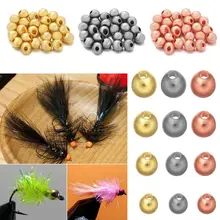 25 Pcs Hot Fishing 23mm/28mm/33mm/38mm High Quality Slotted Bead Fly Tying Material Tungsten Alloy Tungsten Beads