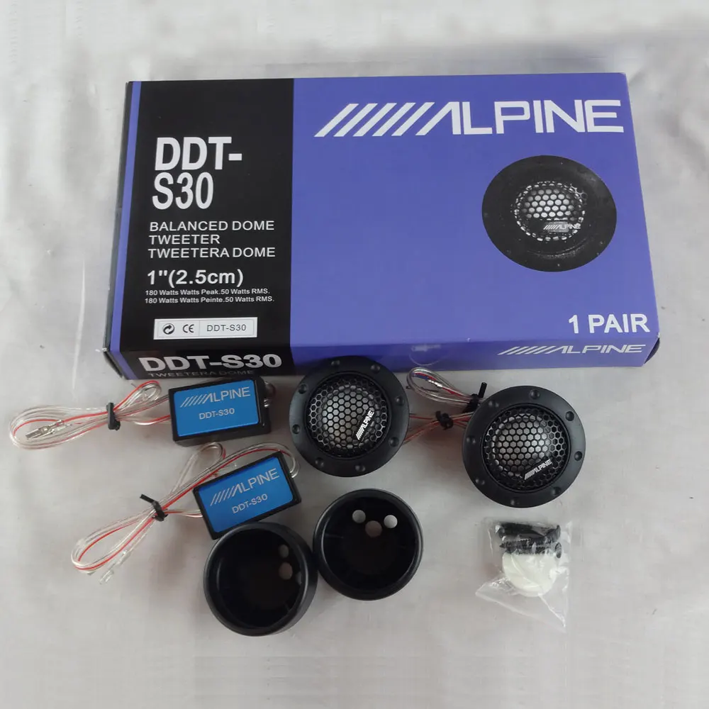 1 Pair Car Tweeter Car Audio Silk Film For Car Modification 180W High