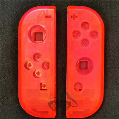 Для nintendo Switch NS NX Joy-Con контроллер DIY пользовательский сменный корпус Joy Cons белый чехол для nintendo Switch Joycon - Цвет: Transparent rosepink