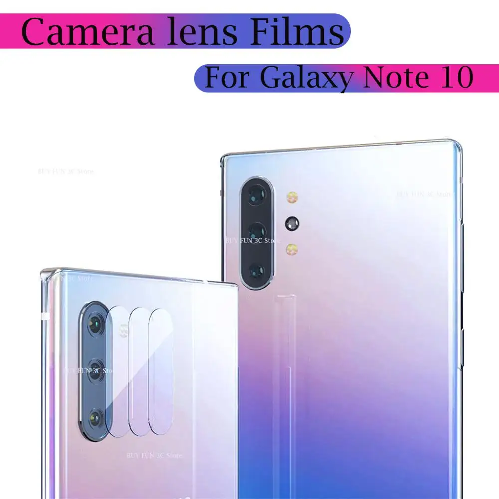 

Glass for Samsung Galaxy Note 10 Protective Glass on Galaxy Note 10 Plus Back Camera Lens Camera Glas for Samsung Note10 + film