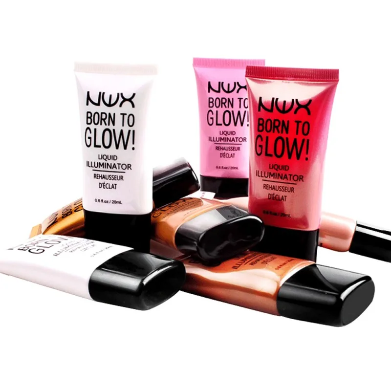 WholesaleLiquid Highlighter Long-lasting Waterproof Brighten Skin Color High Gloss Liquid Bronzers& Highlighters