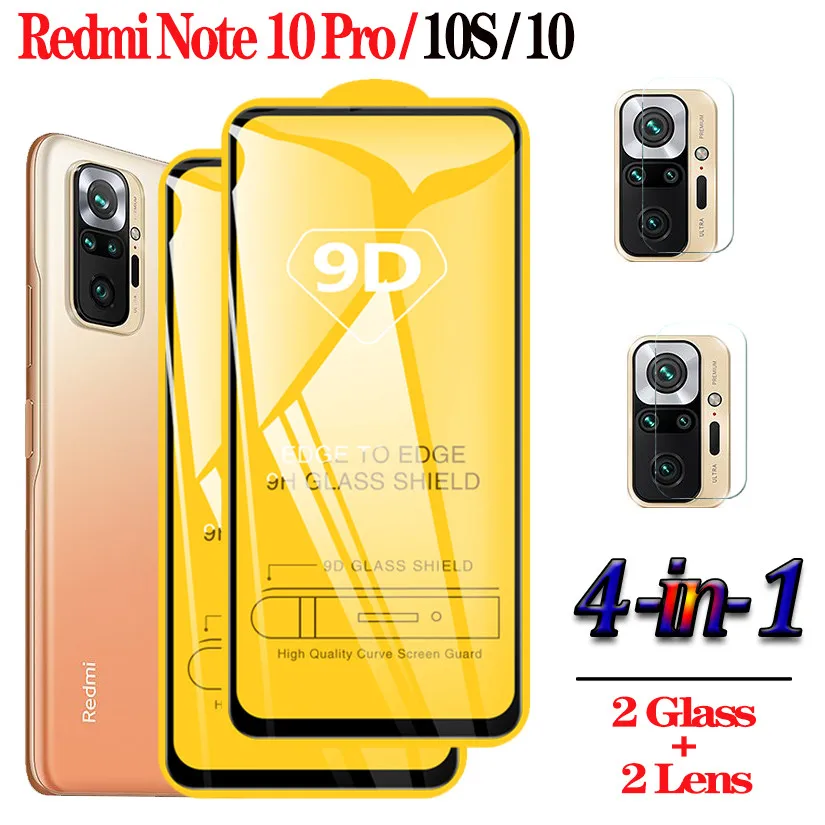 Per Xiaomi Redmi Note 10 Pro Vetro Temperato Redmi Note 10S 10 S Pellicola Proteggi Schermo Redminote10 Xaiomi Redmi Note 10 Pro Pellicola Protettiva
