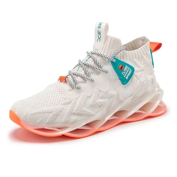 

New Outdoor Men Free Running For Men Jogging Walking Sports Shoes High-Quality Lace-Up Breathable Blade Sneakers