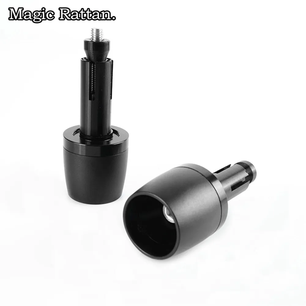 Для поездок на мотоцикле Ducati Monster 696/795/796/821/1100/1200/1200S 7/8 ''22 мм руль мотоцикла с ЧПУ Кепки рукоятка ручки конец Кепки s - Цвет: Black