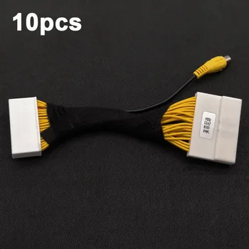 

YIFOUM 10pcs 40Pin Original Video Input Switch Reverse Camera RCA Adapter Cable For Infiniti Q50 Q50L QX30 QX50 2013-2018 2019