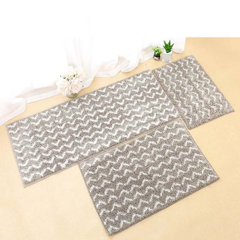 Tufted ткань кухня длинные Коврики Нескользящие впитывающие ванная комната пол половик дверной коврик в спальню мягкий стол стелька