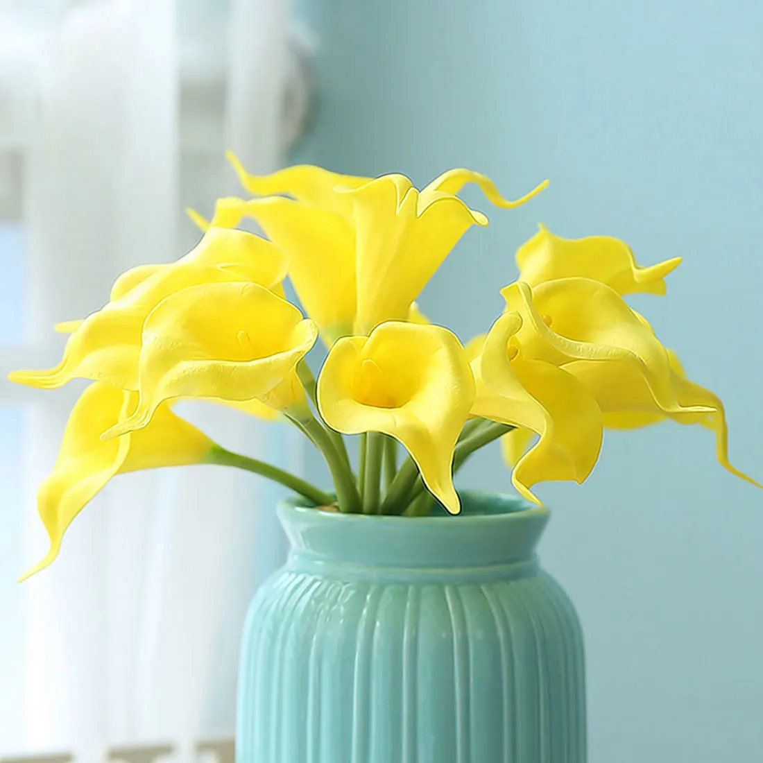 Искусственные цветы 2 шт/5 шт партия свадебные лилии Декоративные искусственные