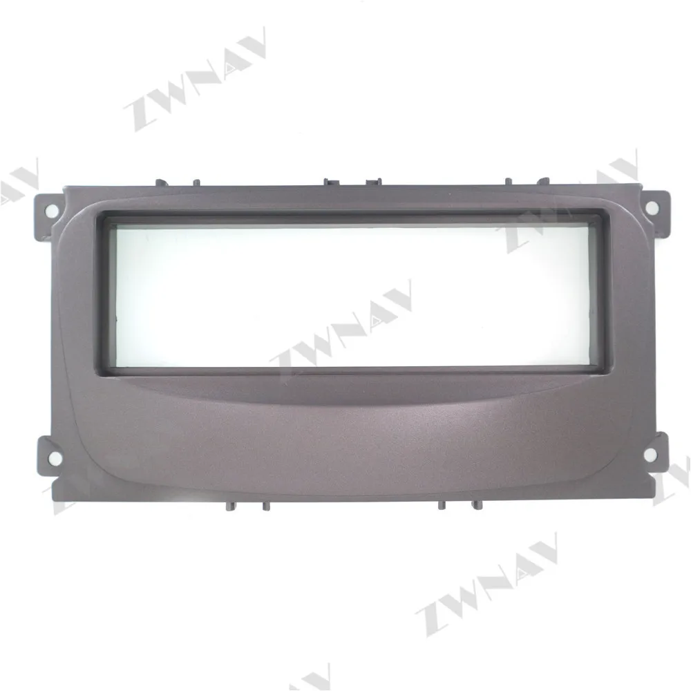 Радио Facia для Ford Mondeo C Max 2007-2011(серебро) 1DIN кронштейн dvd-плеер фасции автомобиля стерео радио установка тире