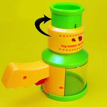 

Kids Toy Magnify Microscope Insect Catcher Teaching Educational Explore Bug Viewer Science Gift School Tool Adjustable Small