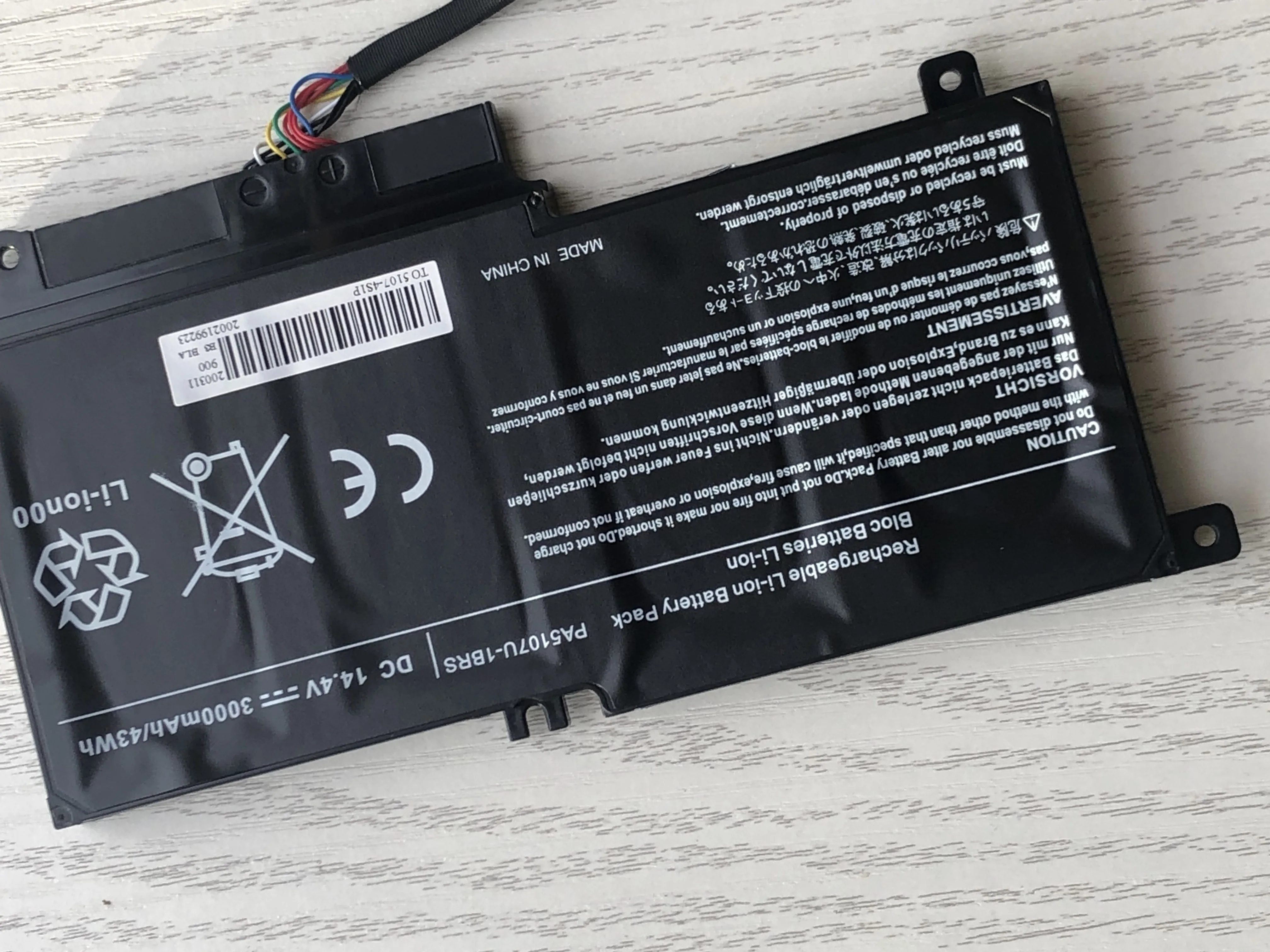 Аккумулятор для Toshiba Satellite L45 L45D L50 S55 P55 L55 L55T P50|Аккумуляторы ноутбуков| |