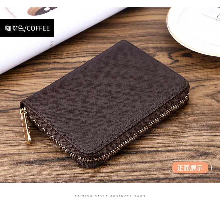 Multi Function Clip Case, Large Capacity Zipper, Hand Holding Certificate, Zero Wallet