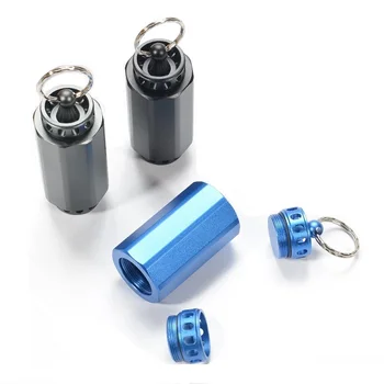 

Portable Pocket Pills Seal Bottle Hexagonal Lamp Mini Capsule Storage Metal Box