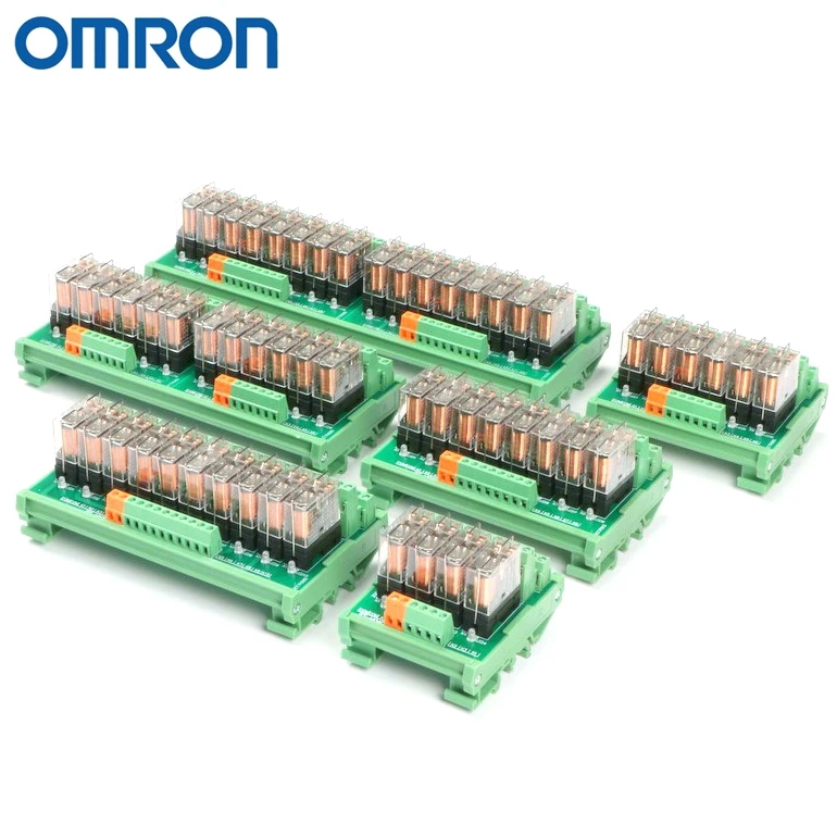 8-канальный сетевой видеорегистратор OMRON модуль реле ПЛК 8 способов Omron Реле модуль 1NO 1NC реле SPDT модуль 12V 24V DC 16A G2R-1-E модуль 16 каналов