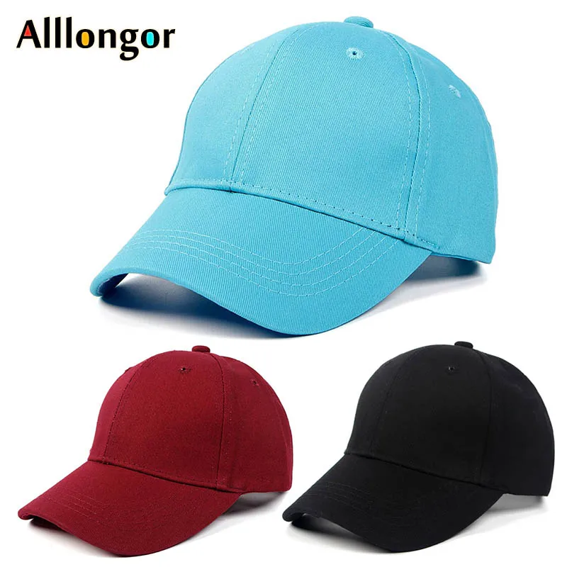

100% Cotton 2019 Summer Snapback Kids Baseball Cap Solid bone boys Girl Gorros black Hats White Red Child Cap