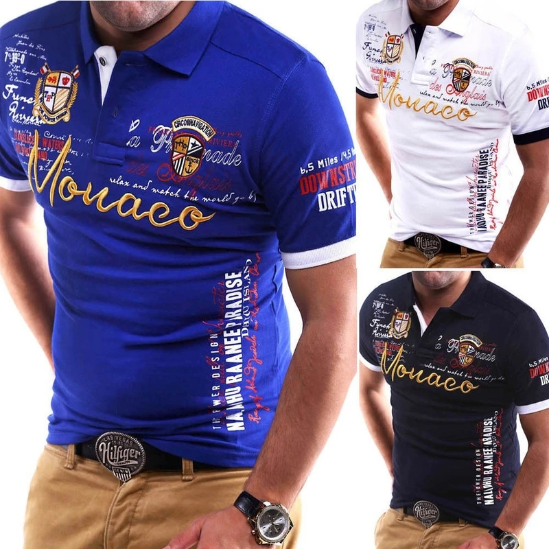 slim fit polyester polo shirts