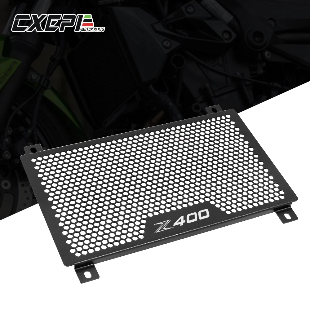 

Motorcycle Radiator Grille Guard Cover Protector Radiator Guard Street Bike Racing Grill For Kawasaki NINJA400 Z400 2018 2019