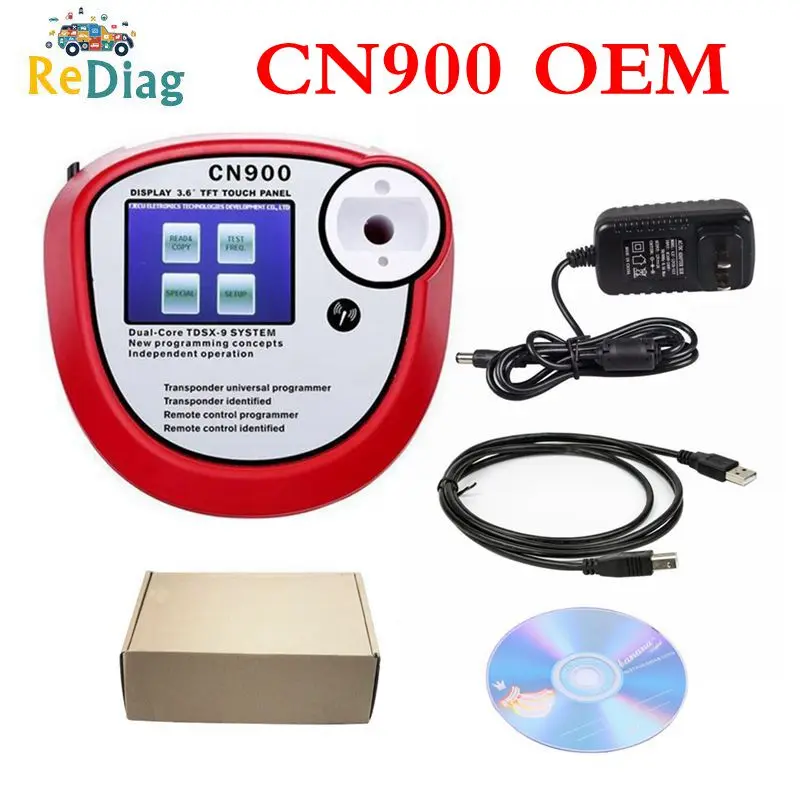 

Free Shipping OEM CN900 key programmer cn900 key maker CN 900 auto key programmer for 4C&4D CHIP Update