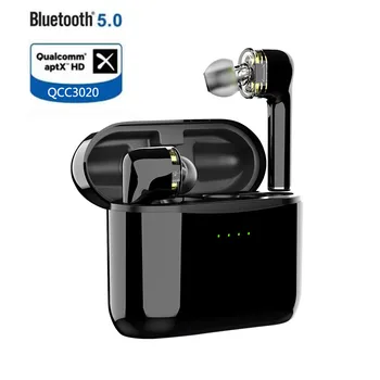 

CVC8.0 Noise Cancelling Earbuds Bluetooth 5.0 Headphones tws Earphones Support APT-X AAC Wireless Headset With Mic For Phone