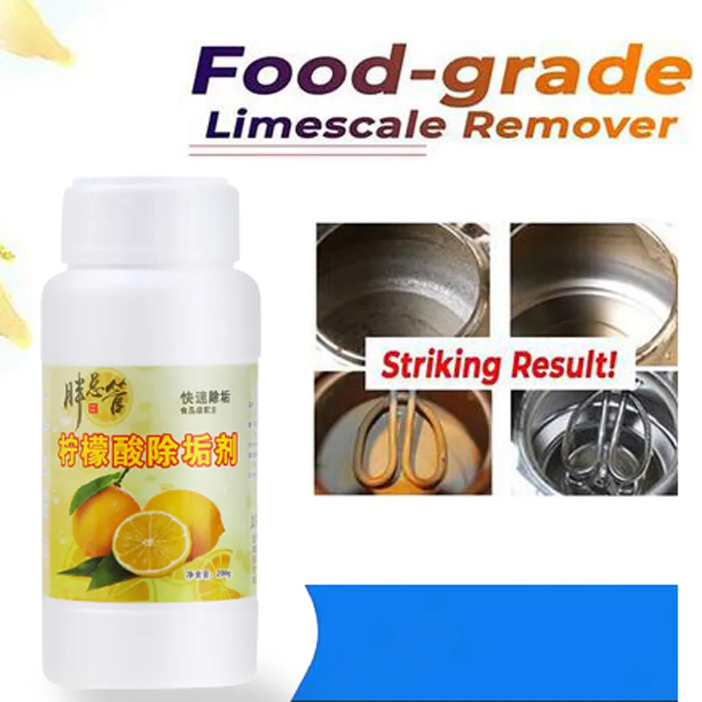 

Food-grade Citric Stain Remover Ultimate Instant Limescale Cleaner Citric acid cleaner Kitchen Cleaning Oil stain cleaner 2019