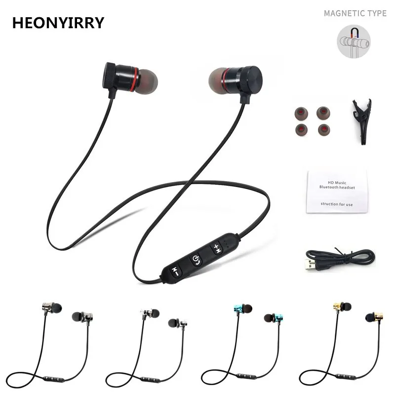 Металлические спортивные беспроводные наушники Bluetooth с защитой от пота