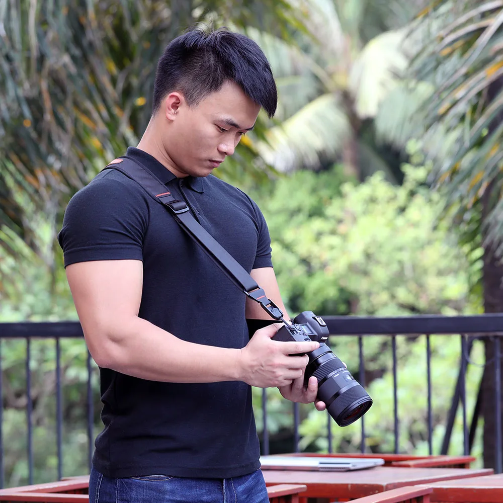 Универсальный плечевой ремень для DSLR камеры SmallRig с qr-пластиной для штатива Arca-Swiss и штатива Manfrotto RC2-2428