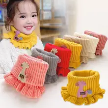 

Cute Deer Kids Dickey Collar Children's Cartoon Scarf Knitted Dickey Warm Autumn Boys Students Winter Girls Scarf And Scarf W3z1