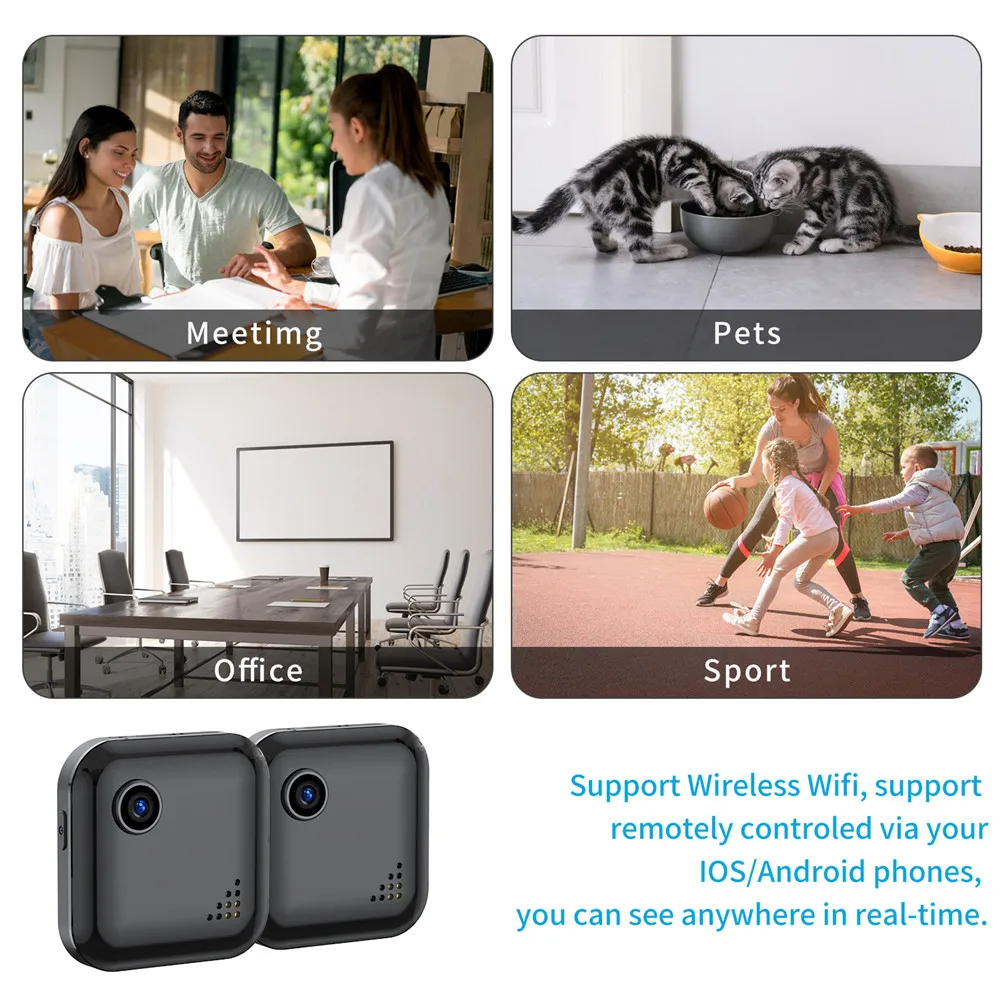 Мини камера QZT Wi Fi датчик движения ночное видение беспроводная мини маленькая