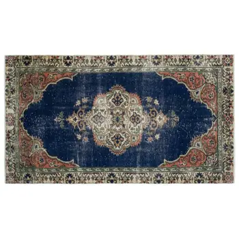 

Handmade Natural Vintage Turkish Area Rug 165x288 Cm-5'5''X9'5''