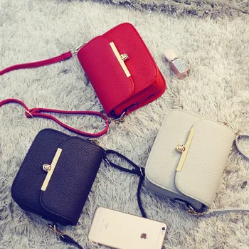 

2020 New Fashion Women's Messenger Bag Simple Small Square Bag Retro Shoulder Cross-Body Mobile Phone Small Bag