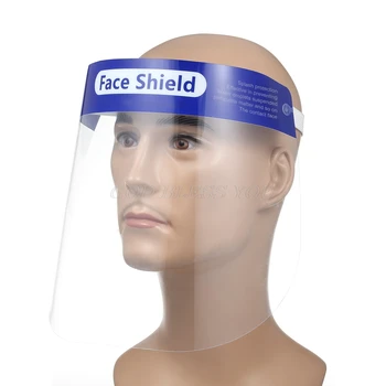 

5PCS Full Face Masks Anti-droplets Anti-fog Dust-proof Face Shield Protective Cover Transparent Face Eyes Protector Safety Mask