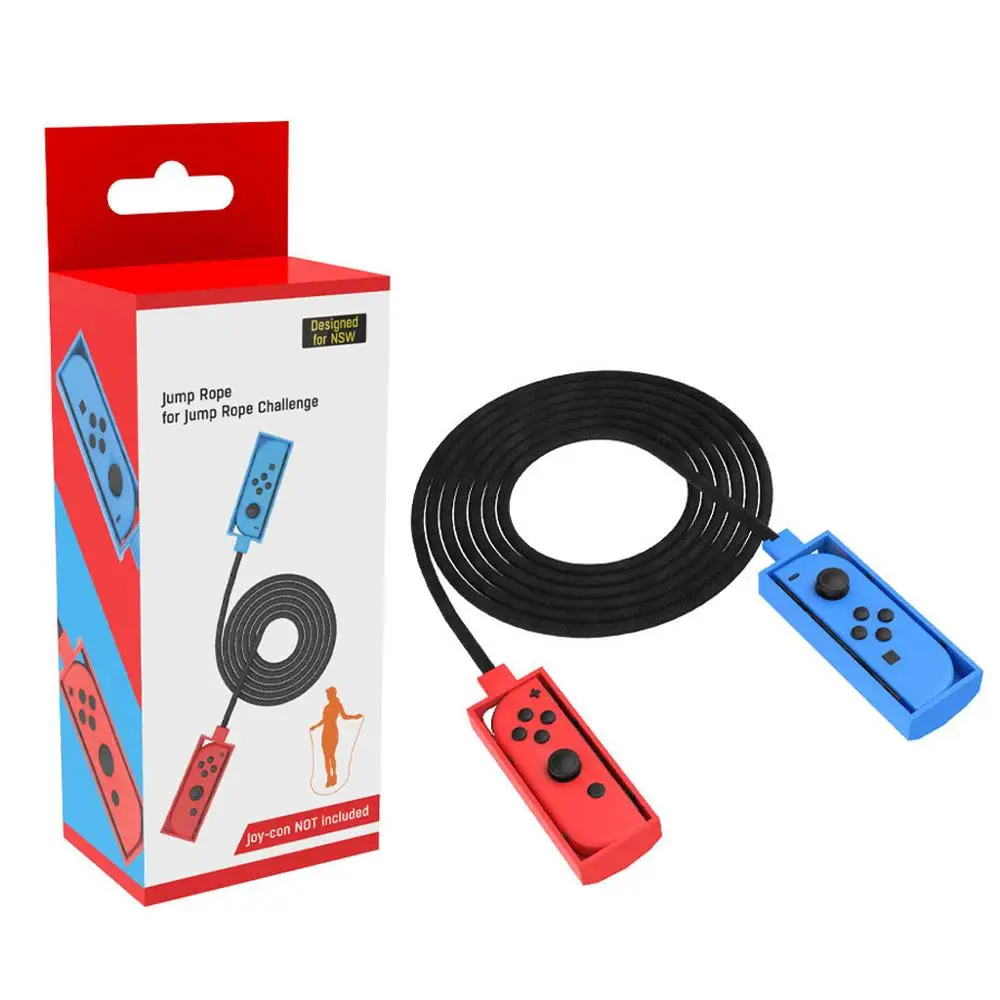 

Jump Skipping Ropes Adjustable Cable for Switch Skip Rope JoyCon Controller Grips Jump Rope Challenge Game Accessories