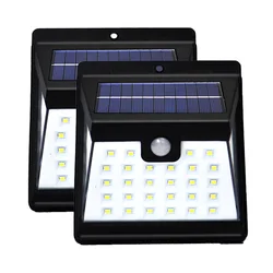 Waterproof Outdoor Solar LED Motion Sensor Light for Gardens and Courtyards (2pcs lamp)