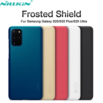 

Case For Samsung Galaxy S20 Ultra S20 Plus 5G NILLKIN Frosted Shield PC Hard Back Cover Gift Phone Holder For Samsung S20