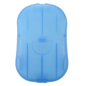 

2 boxes Mini Washing Hand Bath Travel Scented Slide Sheets Foaming Box Paper Soap
