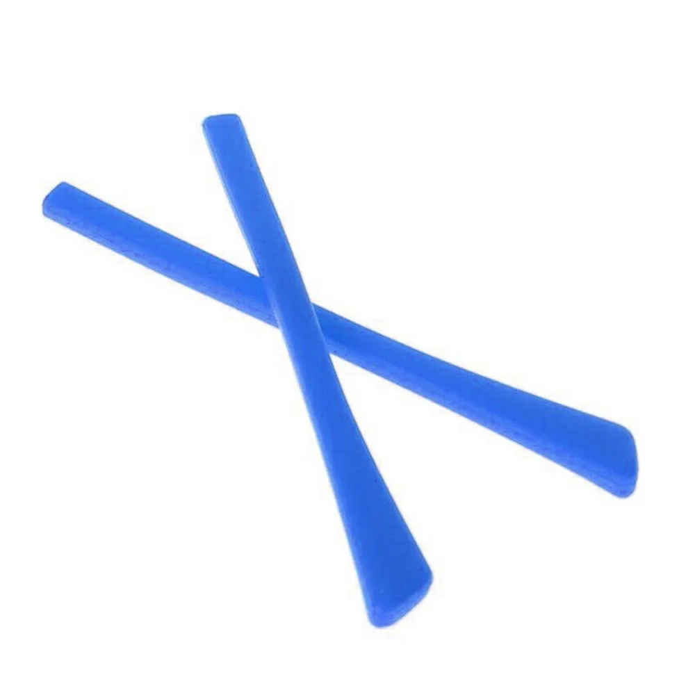 1pair Blue 2 пары очков, ушные крючки, круглые, противоскользящие, силиконовые ручки для очков, спортивные дужки, ушной держатель для очков - Цвет: 1pair Blue