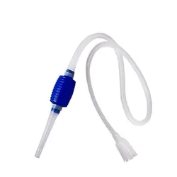Filtre à tuyau d'aspiration de gravier à Siphon Unique, outil de nettoyage manuel pour Aquarium, pompe de changement d'eau à la maison 143cm 1 pièce 