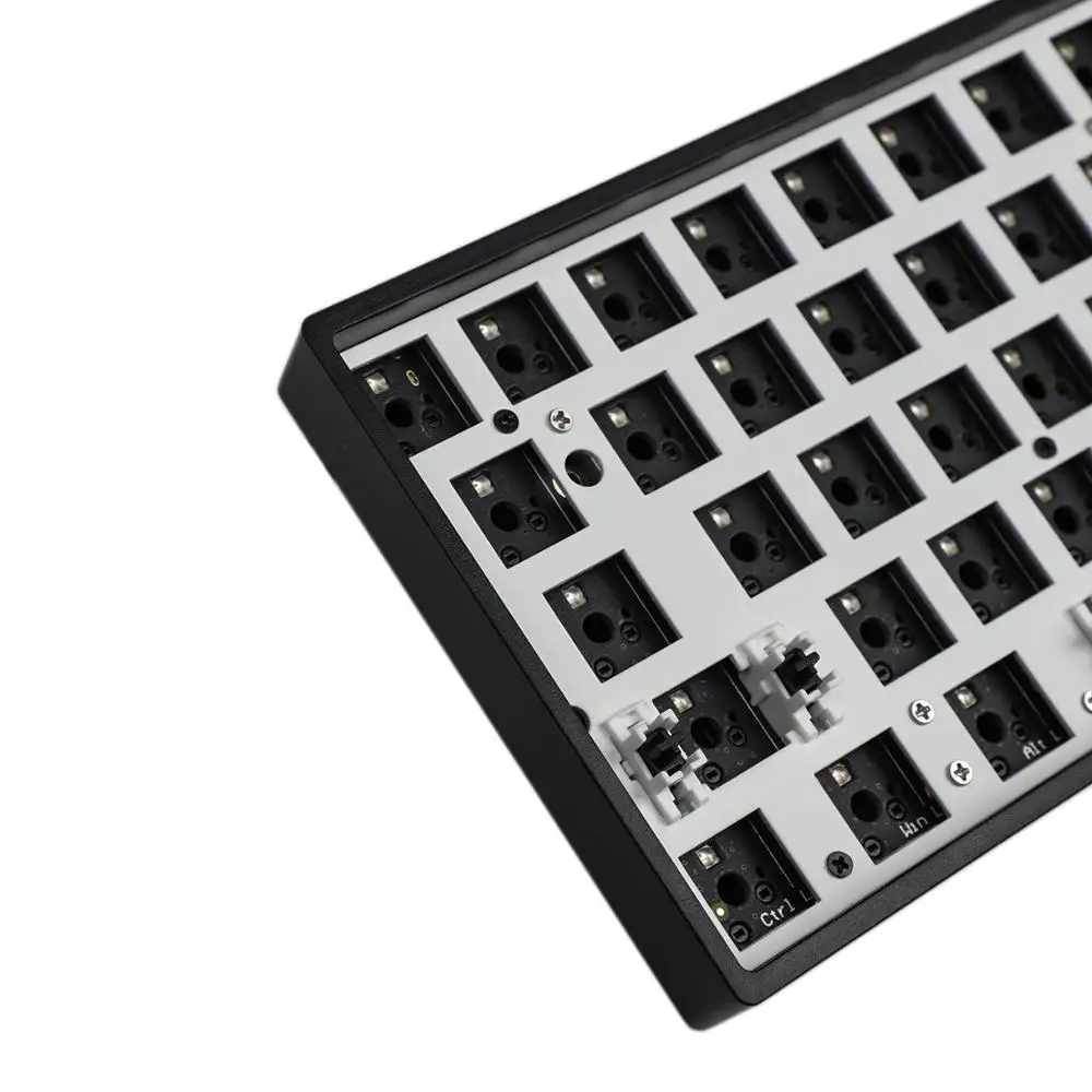 Kit de Teclado Mecânico com Fio Programável Bluetooth Interruptores Substituíveis Space Cherry mx Faça Você Mesmo Rgb Hot Swap Gk61 Gk61xs Gk61x - Imagem 5