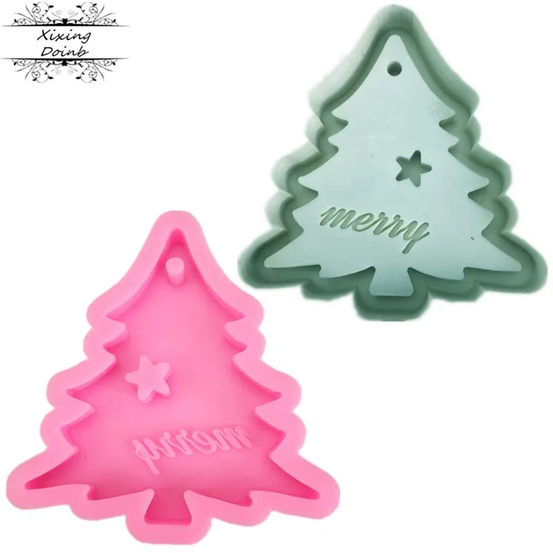DIY Форма для рождественской елки форма из силикагеля украшение стволы готовки