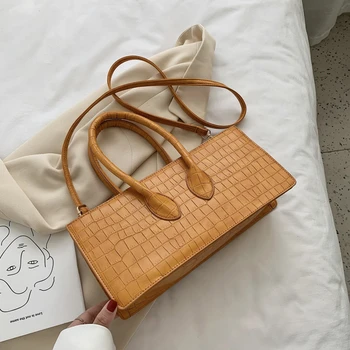 

Women Crossbody Bag Fashion Alligator Bags For Women 2020 Good Quality PU Leather Shoulder Messenger Bag Female Handbag Sac